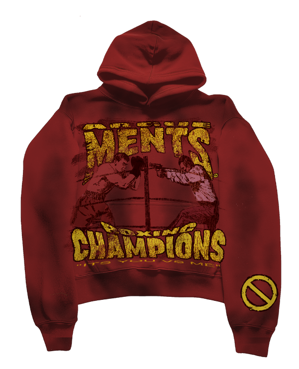 “BOXING CHAMPIONS ” HOODIE RED
