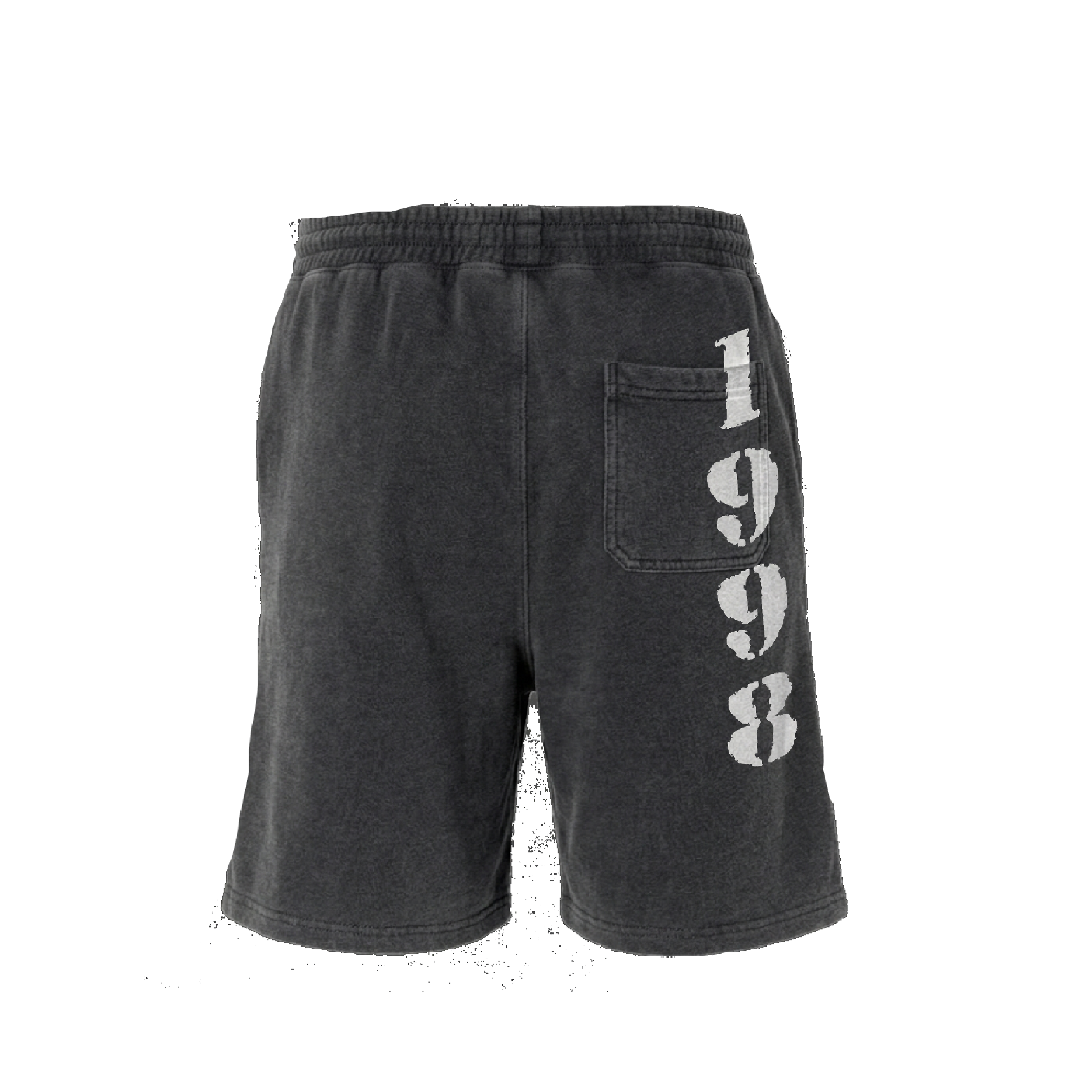 GREY “DONE TALKIN” SHORTS