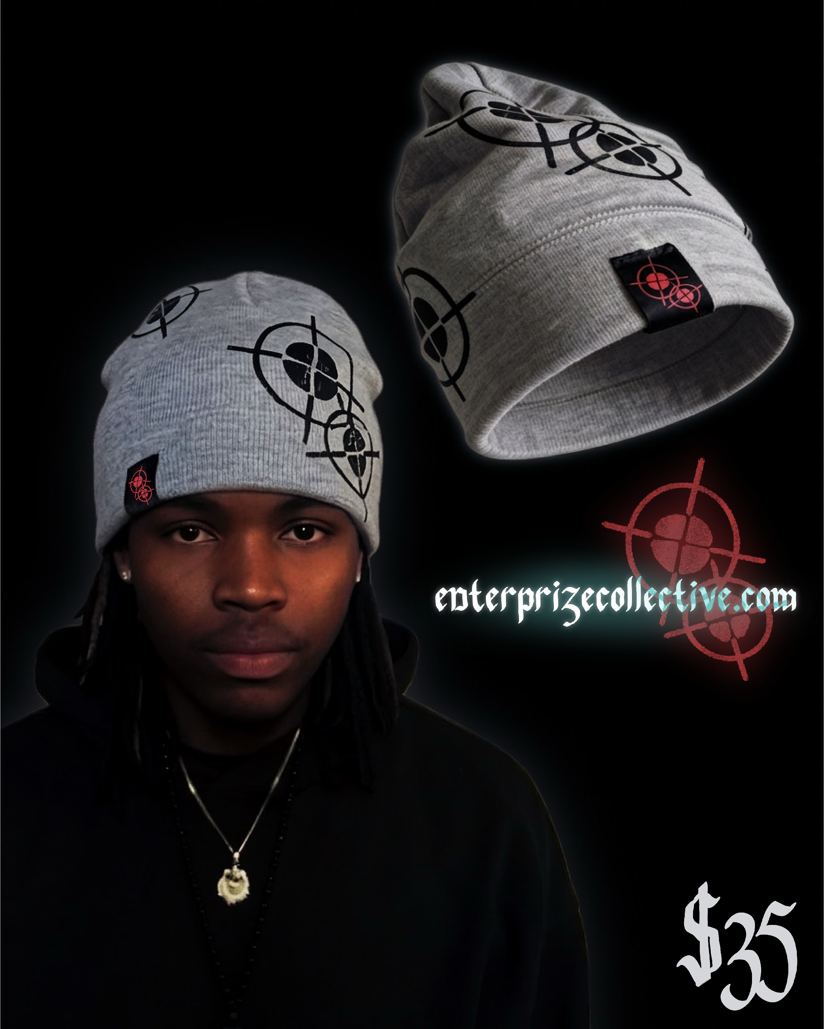 FLEECE BEANIE “ASH”