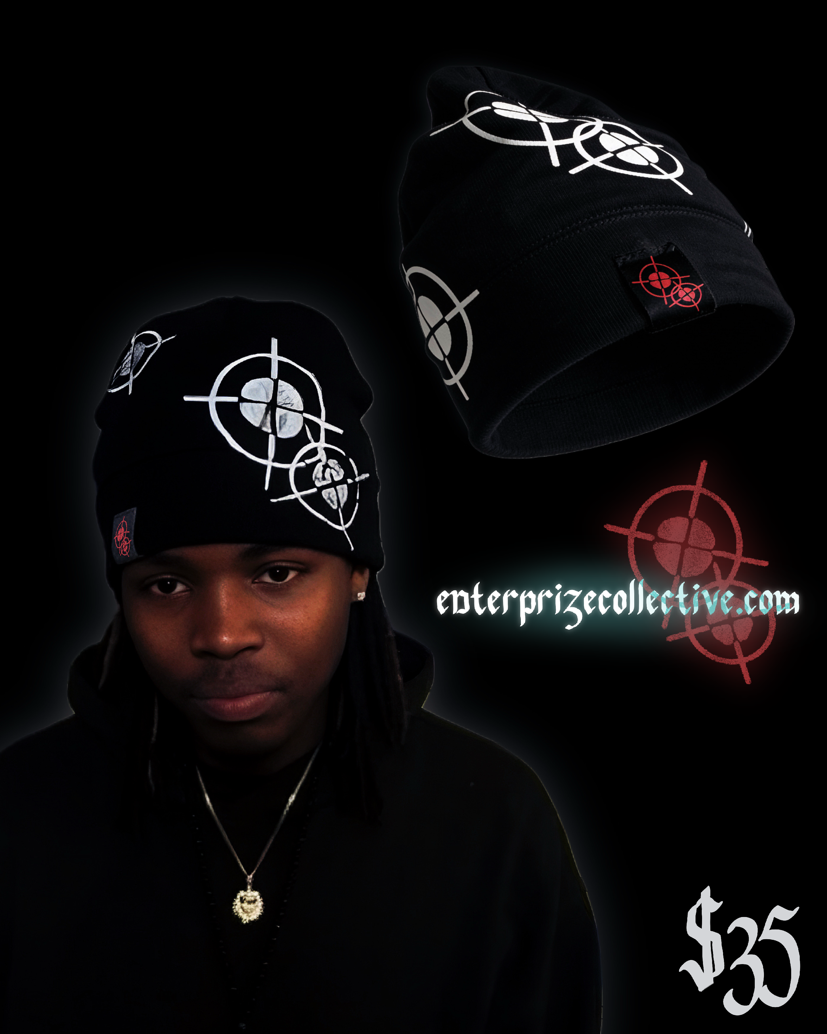FLEECE BEANIE “BW”