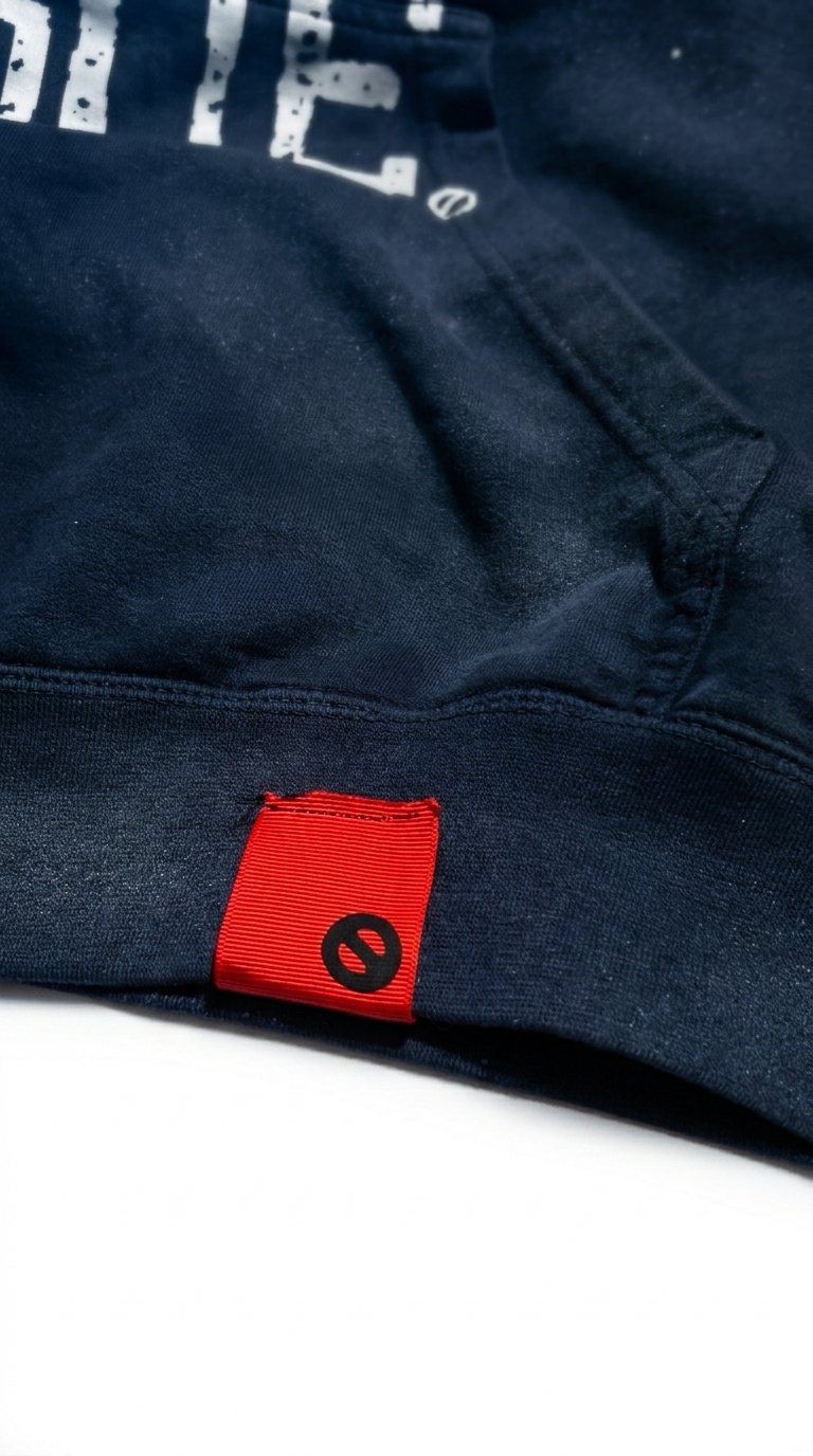 NAVY “ROUGE” HOODIE